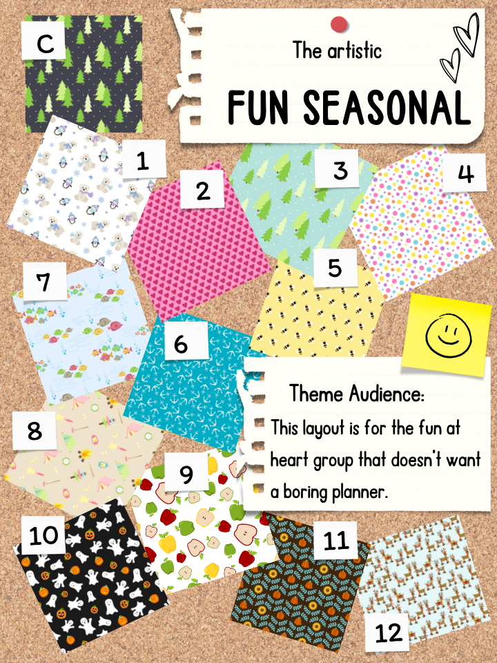 Fun Seasonal Theme Sheet