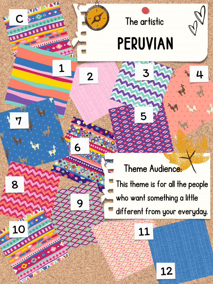 Peruvian Theme Sheet